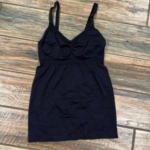 Black fitted nursing spaghetti strap camisole size medium